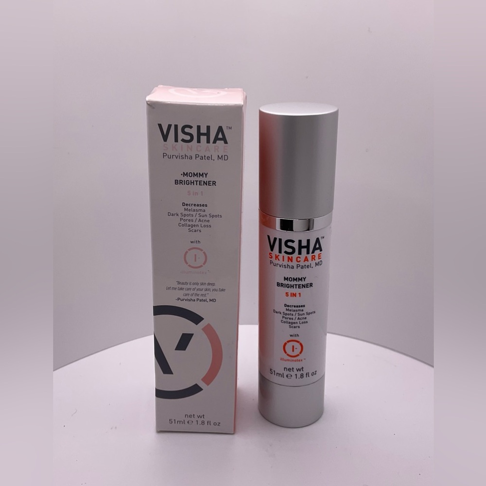Visha Skincare Mommy Brightener 5-1 Serum
For use during pregnancy.